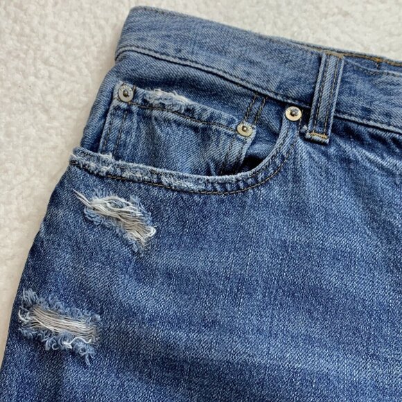 Pistola Women's Distressed High Rise Button Fly Presley Jeans Size 29 Blue - Picture 4 of 14